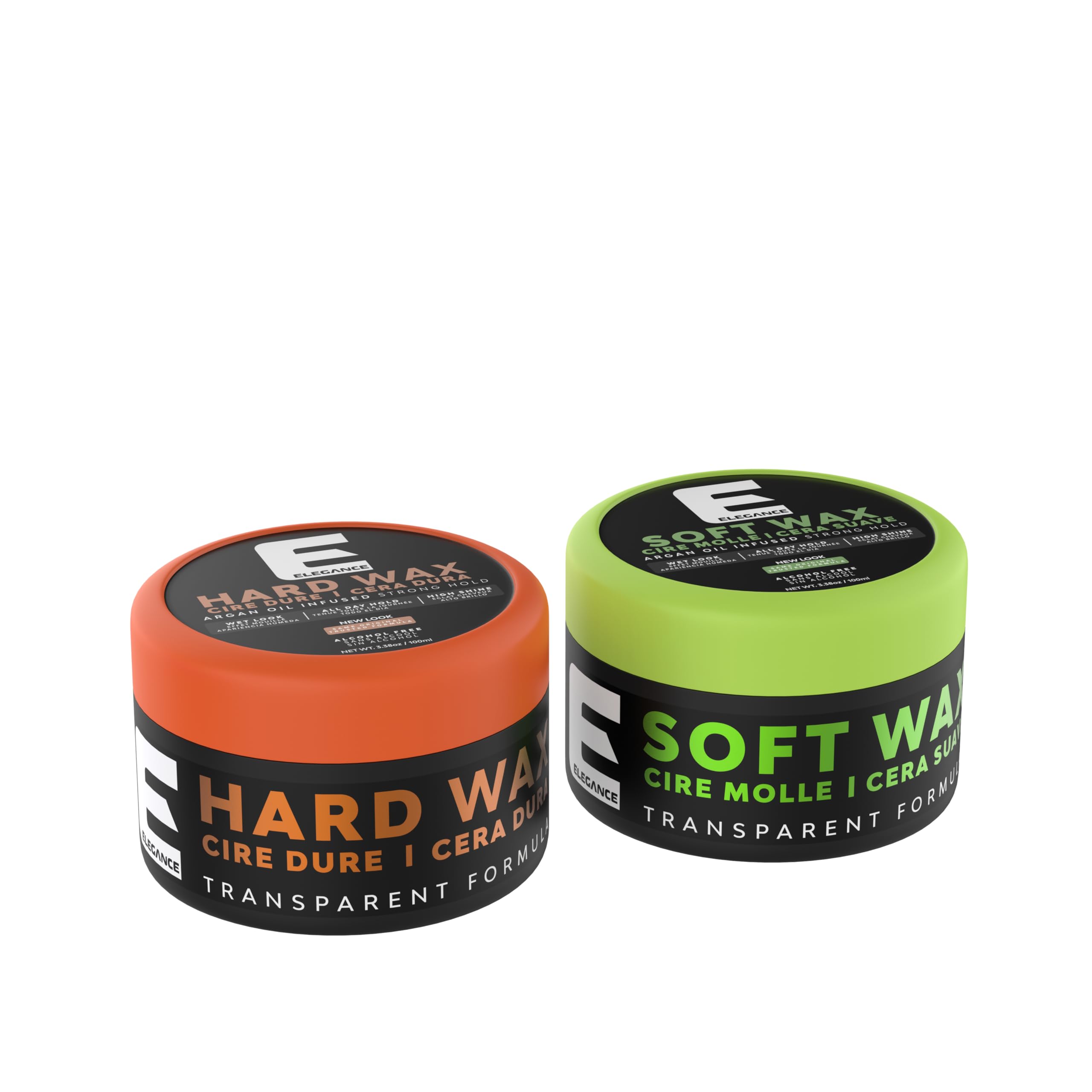 E Elegance Soft Wax wet look shine highlights high-gloss finish for glamorous days