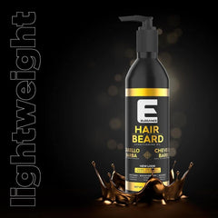 Beard shines with natural shine and subtle fragrance from E Elegance