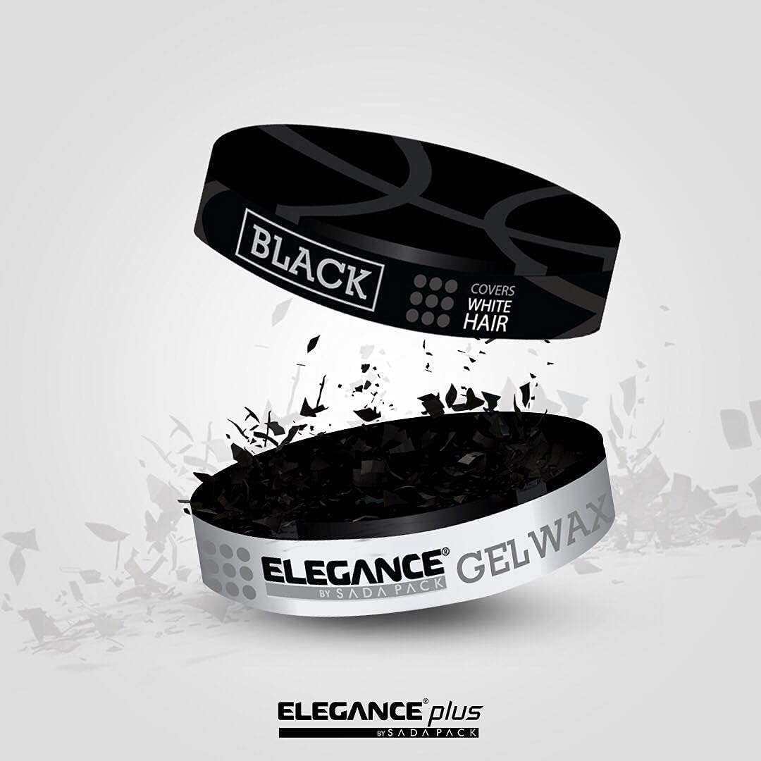 E Elegance Hair Gel Wax shinny finish for a glossy look
