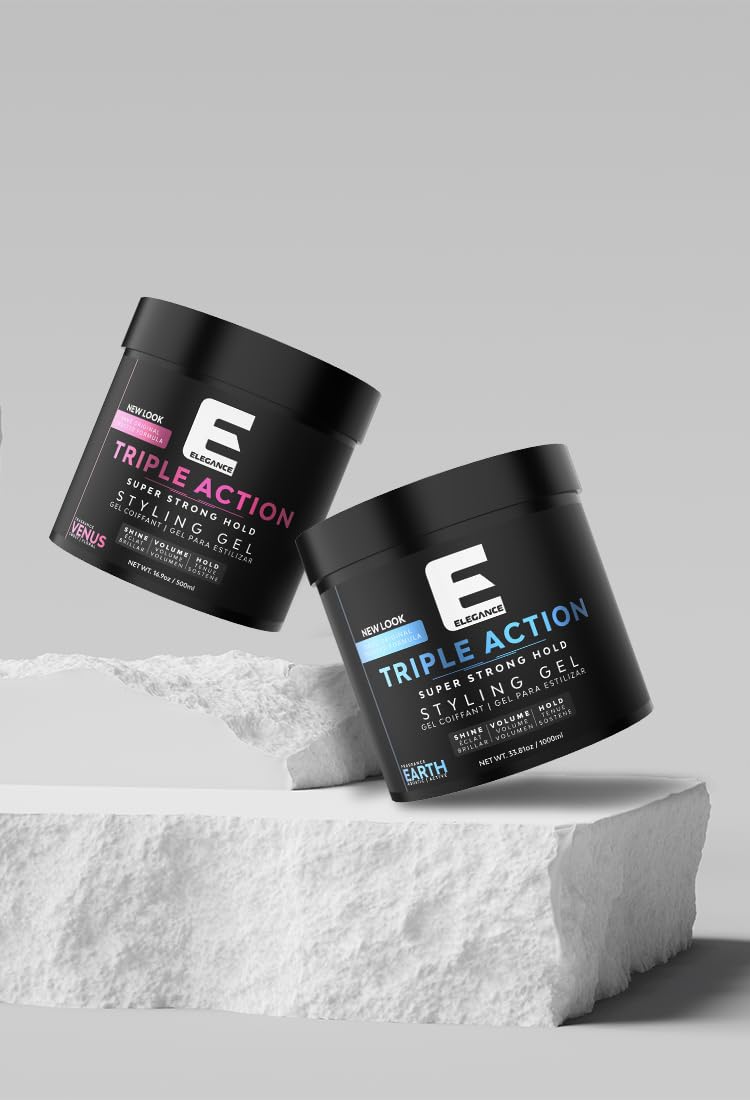 E Elegance Venus Gel flake-free formula styling without flakes