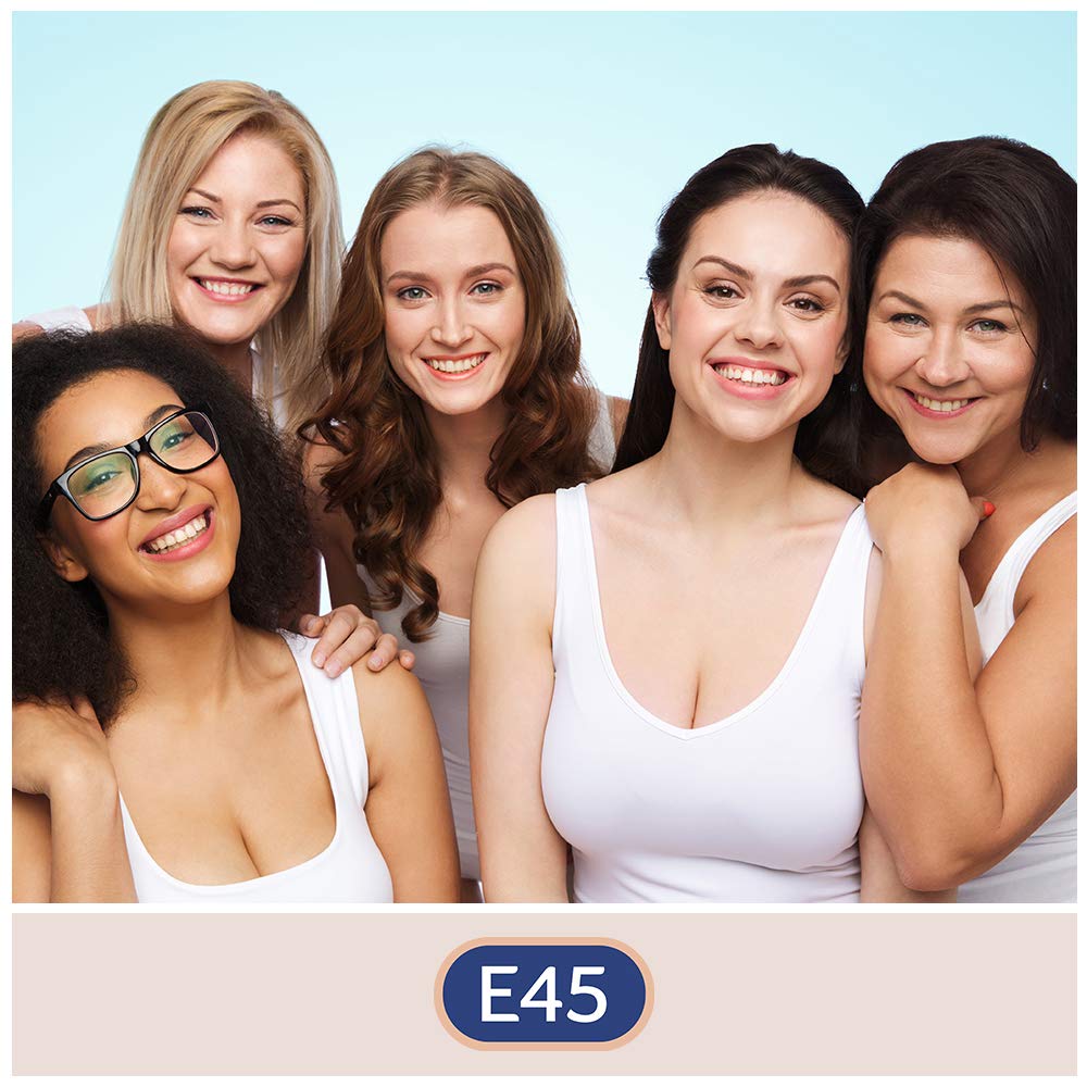 Dermatologist-tested labeling on E45 Eucalyptus Cream for safety