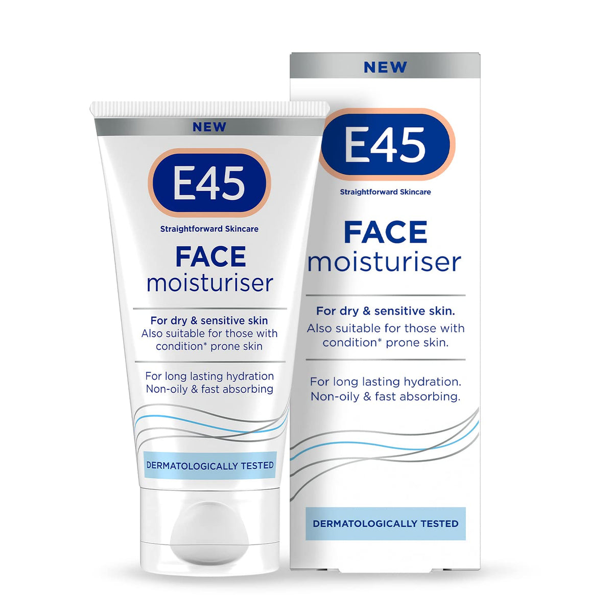 E45 Face Cream demonstrates long-lasting hydration for daily skin comfort.