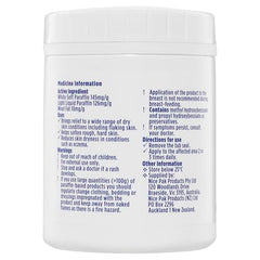 E45 moisturiser on hands provides soothing dry skin care.