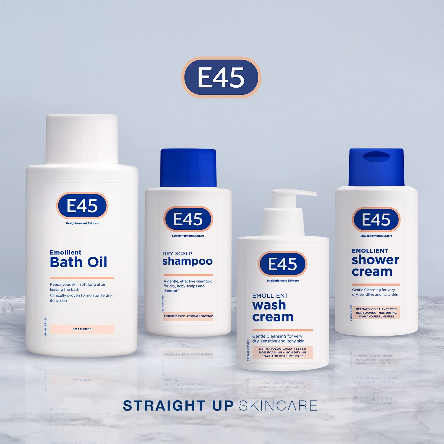 E45 packaging variation shows available alternative designs.