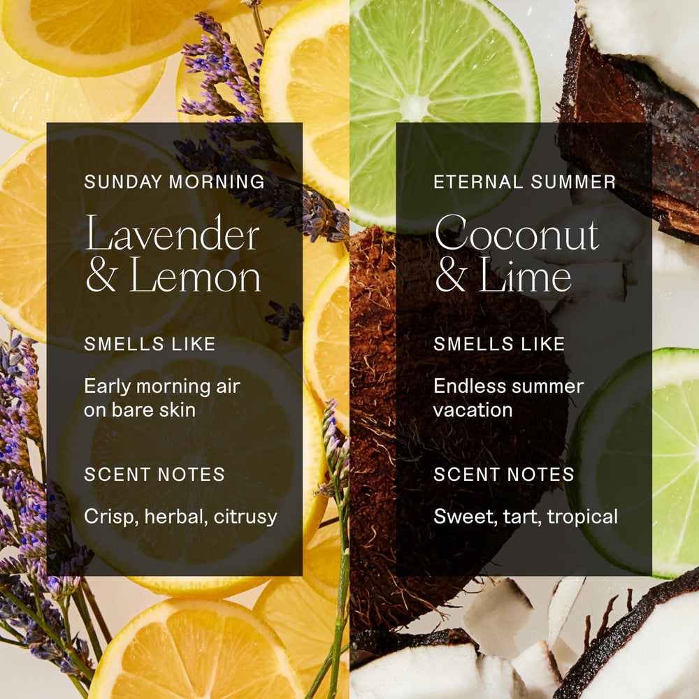 Natural oil blend provides 100% natural scents without artificial additives.