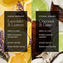 Natural oil blend provides 100% natural scents without artificial additives.