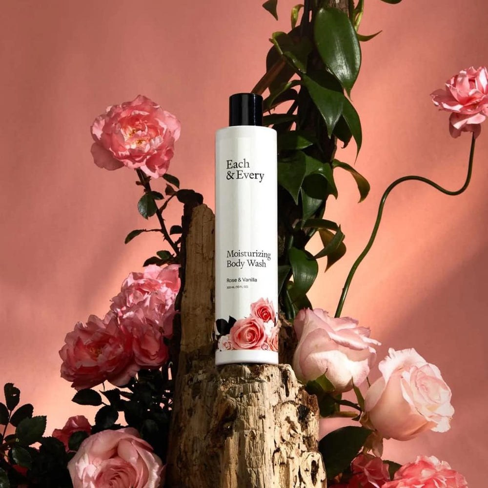 Each & Every sensitive skin body wash pump top for easy daily use
