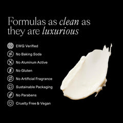Vegan and cruelty-free symbol on Each and Every packaging.