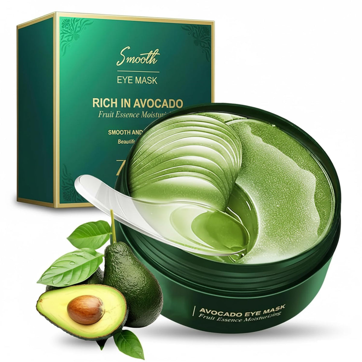 Eakroo avocado under-eye patches in a jar deliver daily hydration for tired eyes