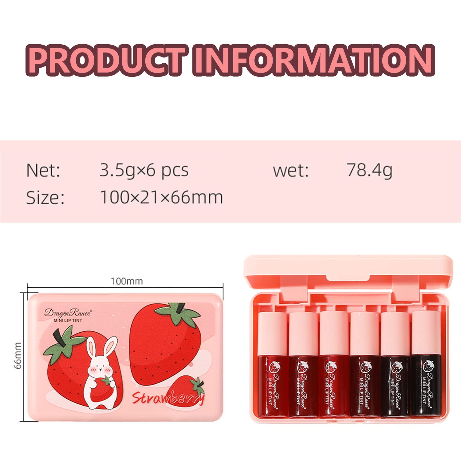 Eakroo blush rose glow swatch demonstrates multitask lip and cheek use.
