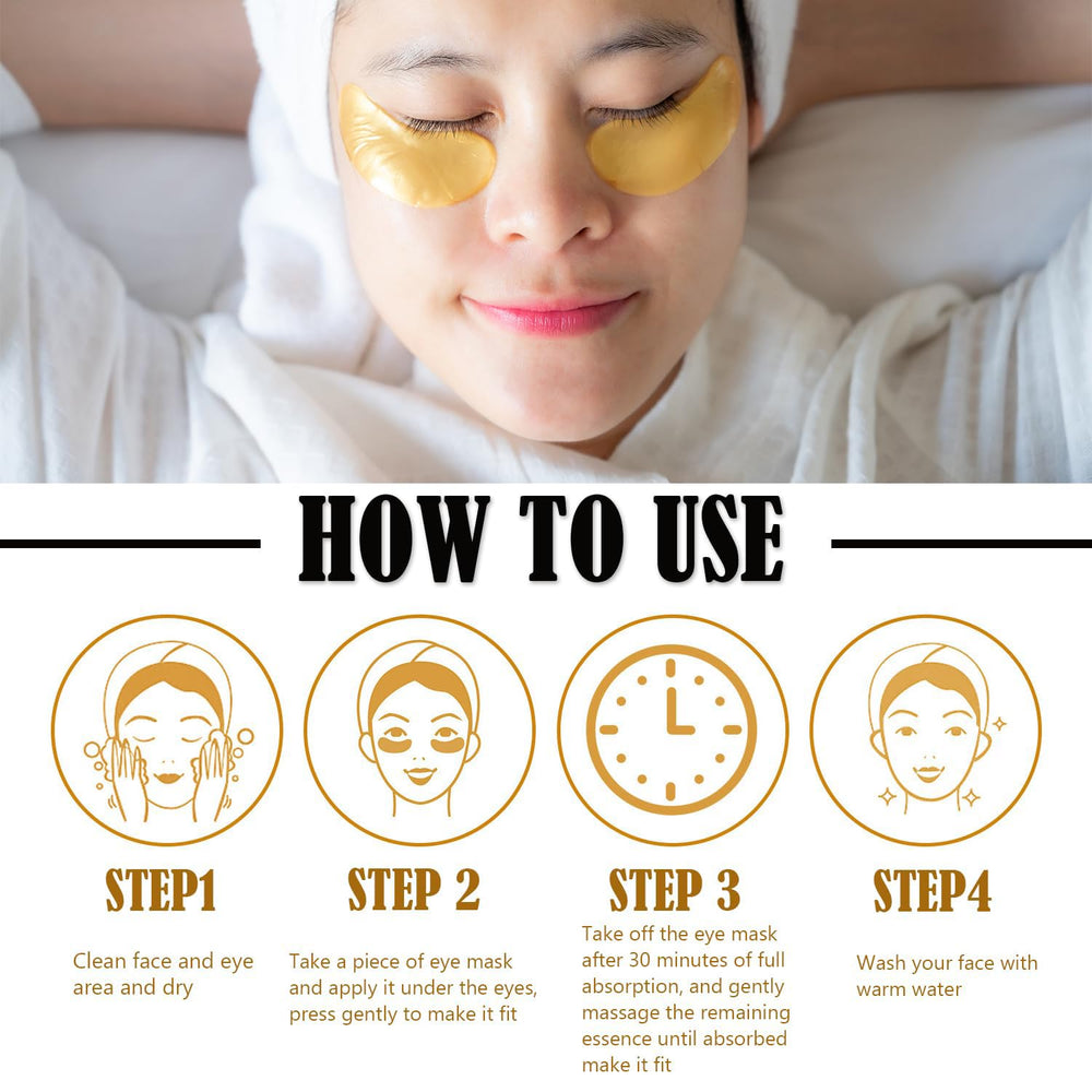 Eakroo eye mask worn during self-care routine for relaxation.