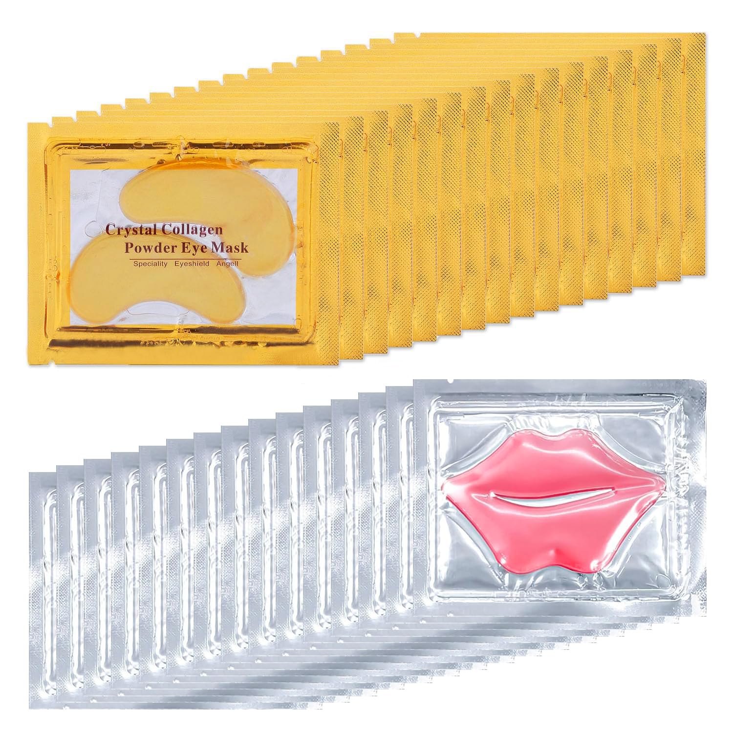 Eakroo lip mask 30-pairs pack view highlighting hydration for smooth lips.