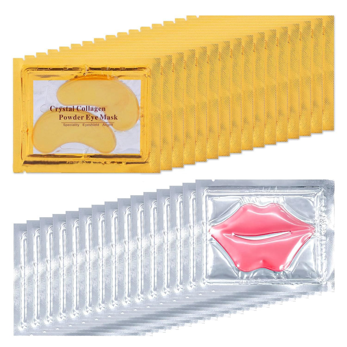 Eakroo lip mask 30-pairs pack view highlighting hydration for smooth lips.