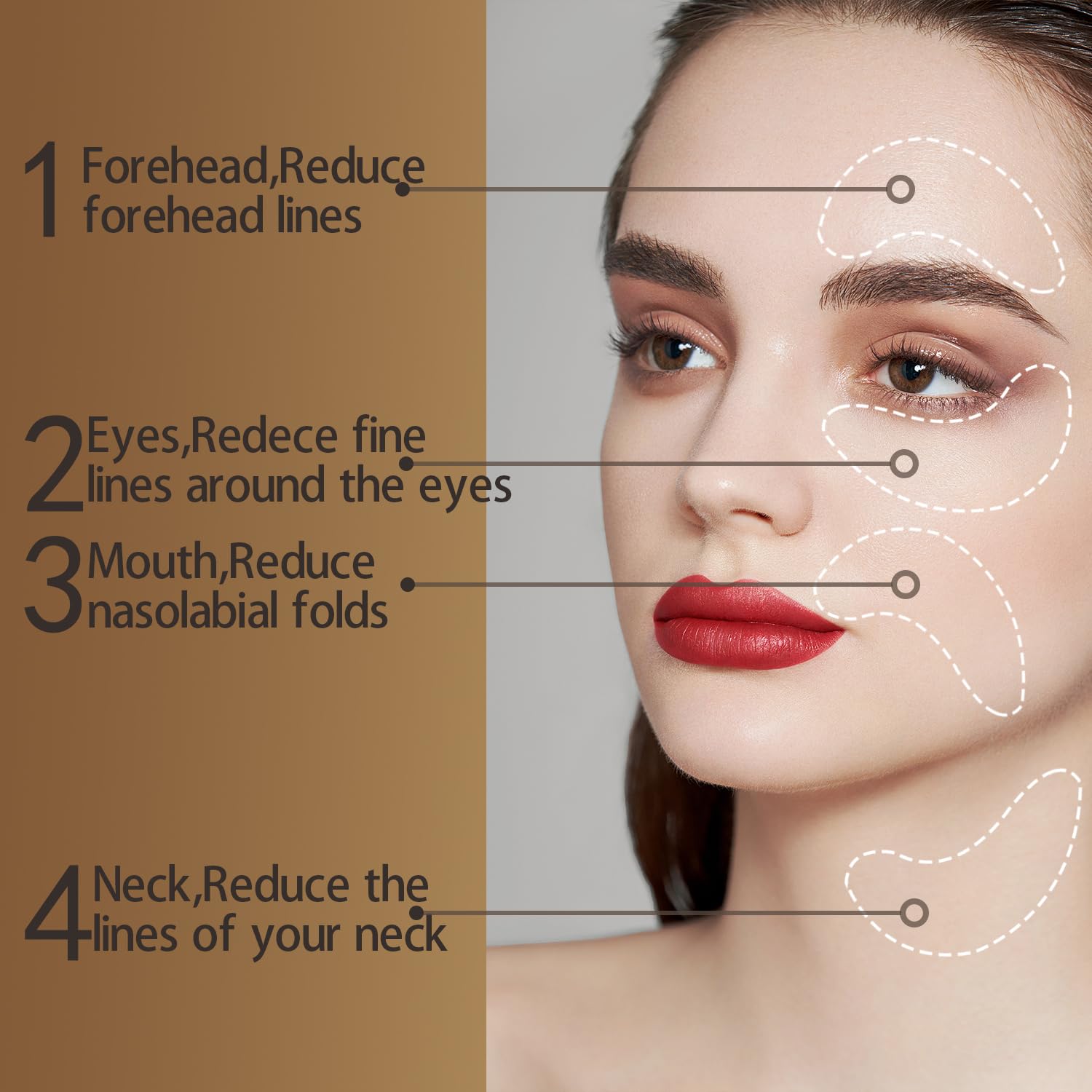 Eakroo Lip Mask on lips with texture emphasizing deep hydration