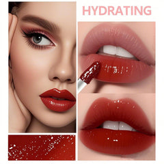 Eakroo lip tint color swatches showing versatile shades for lips and cheeks.