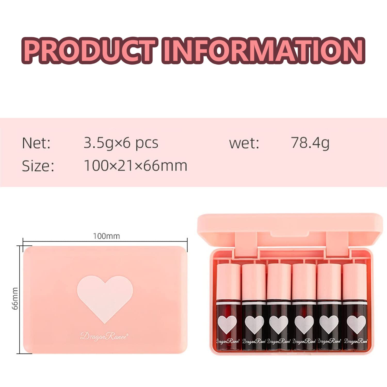 Eakroo lip tint dries to a natural matte finish.