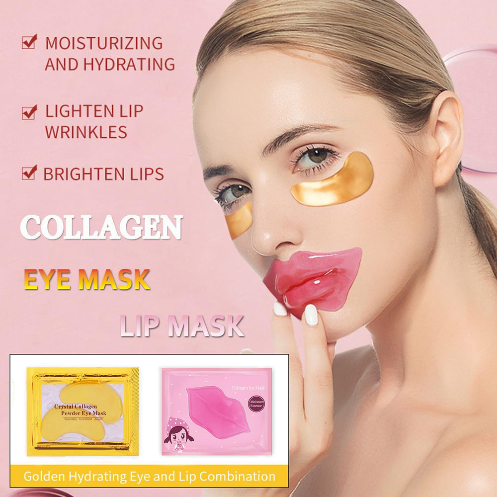 Eakroo under-eye mask with gold finish easing tired dark circles