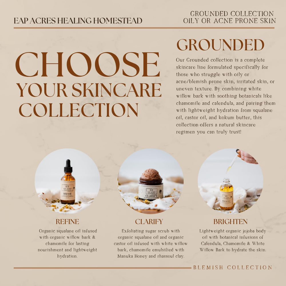 EAP Acres Clarify texture detail reveals fine sugar and oils.