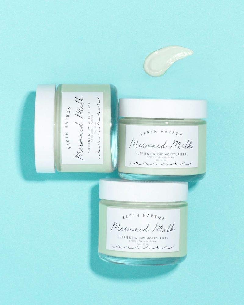 Closeup of Mermaid Milk texture showing creamy, quick-absorbing touch