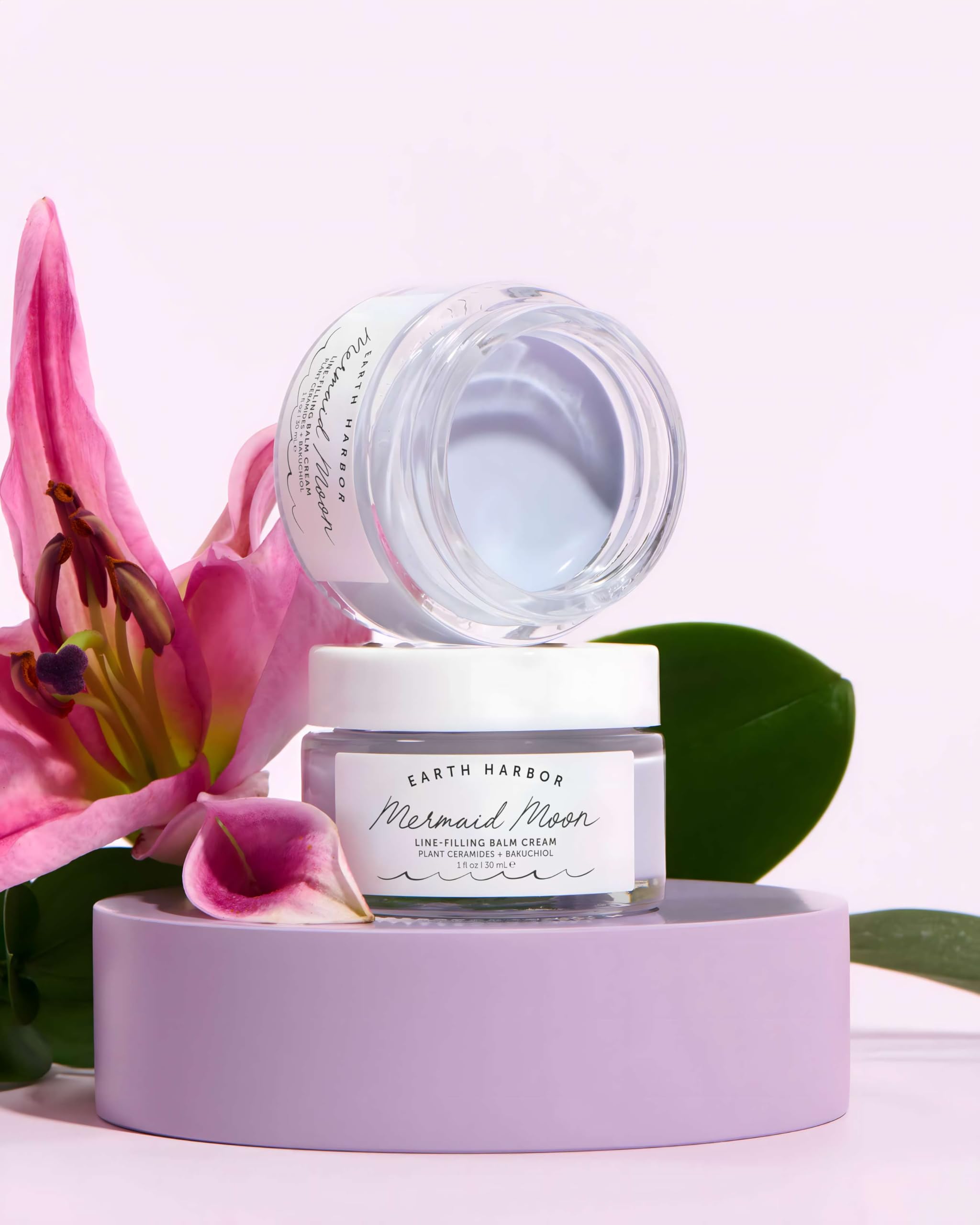 Ingredient list of Mermaid Moon with bakuchiol and ceramides for nourishment