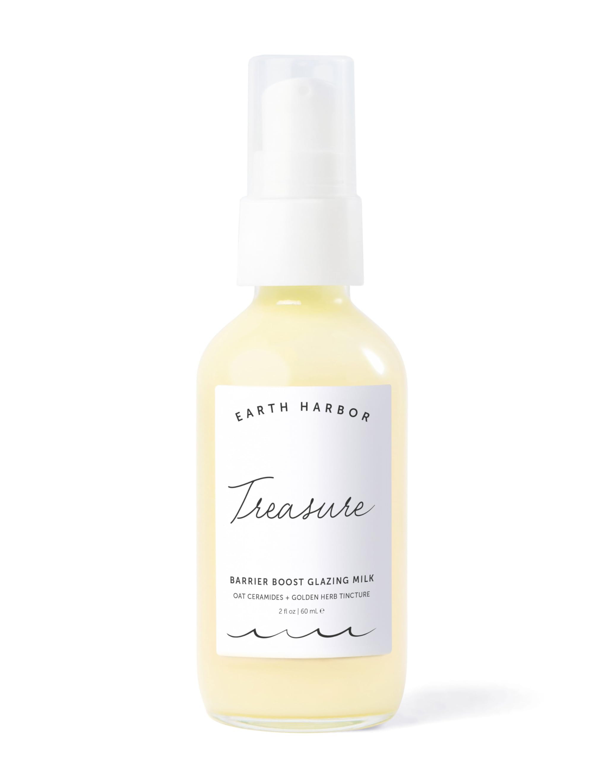 Earth Harbor TREASURE Barrier Boost Glazing Milk bottle ready for barrier hydration