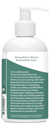 Earth Mama Belly Butter certified organic and cruelty-free packaging.
