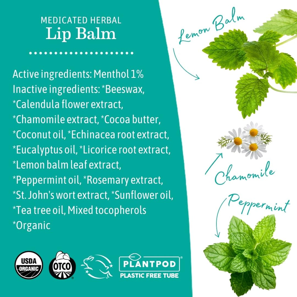 Earth Mama mint flavor for refreshing lip care