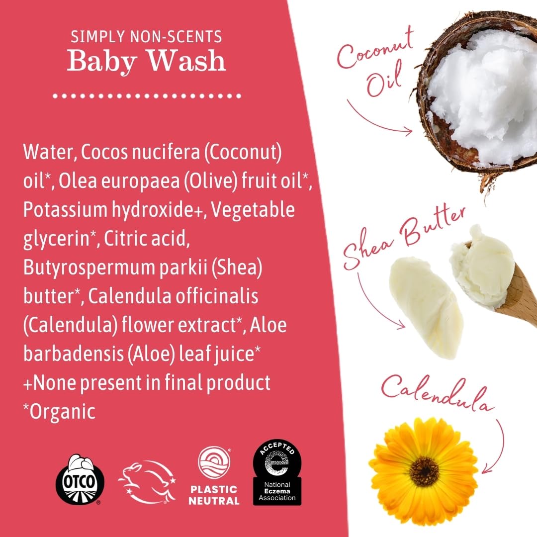 Earth Mama Simply Non-Scents unscented foam close-up showing creamy lather