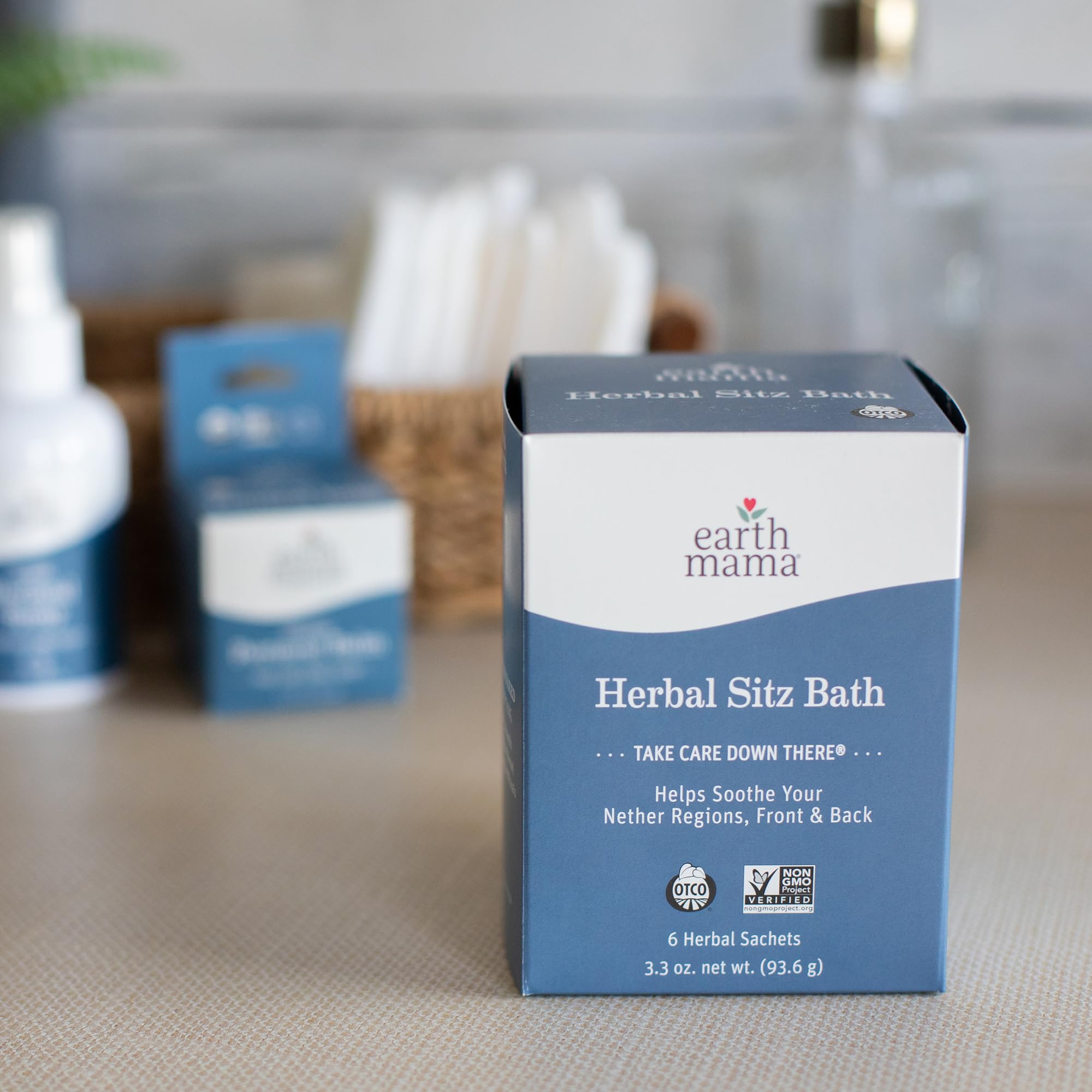 Sitz bath used in a home bathroom setting.