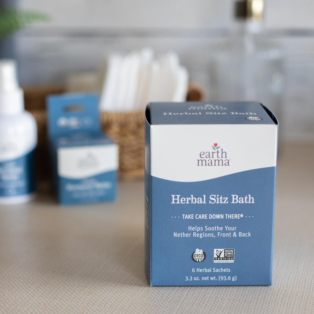 Sitz bath used in a home bathroom setting.