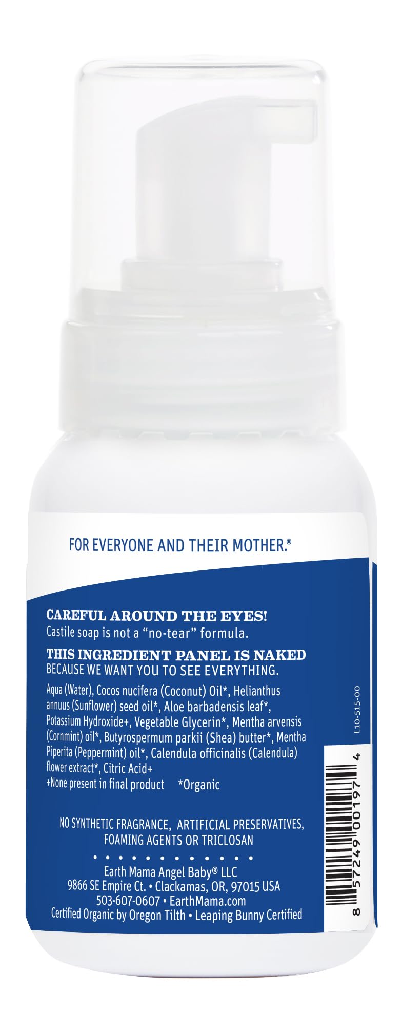 Earth Mama Wild Peppermint packaging 2-pack, value for whole-family care