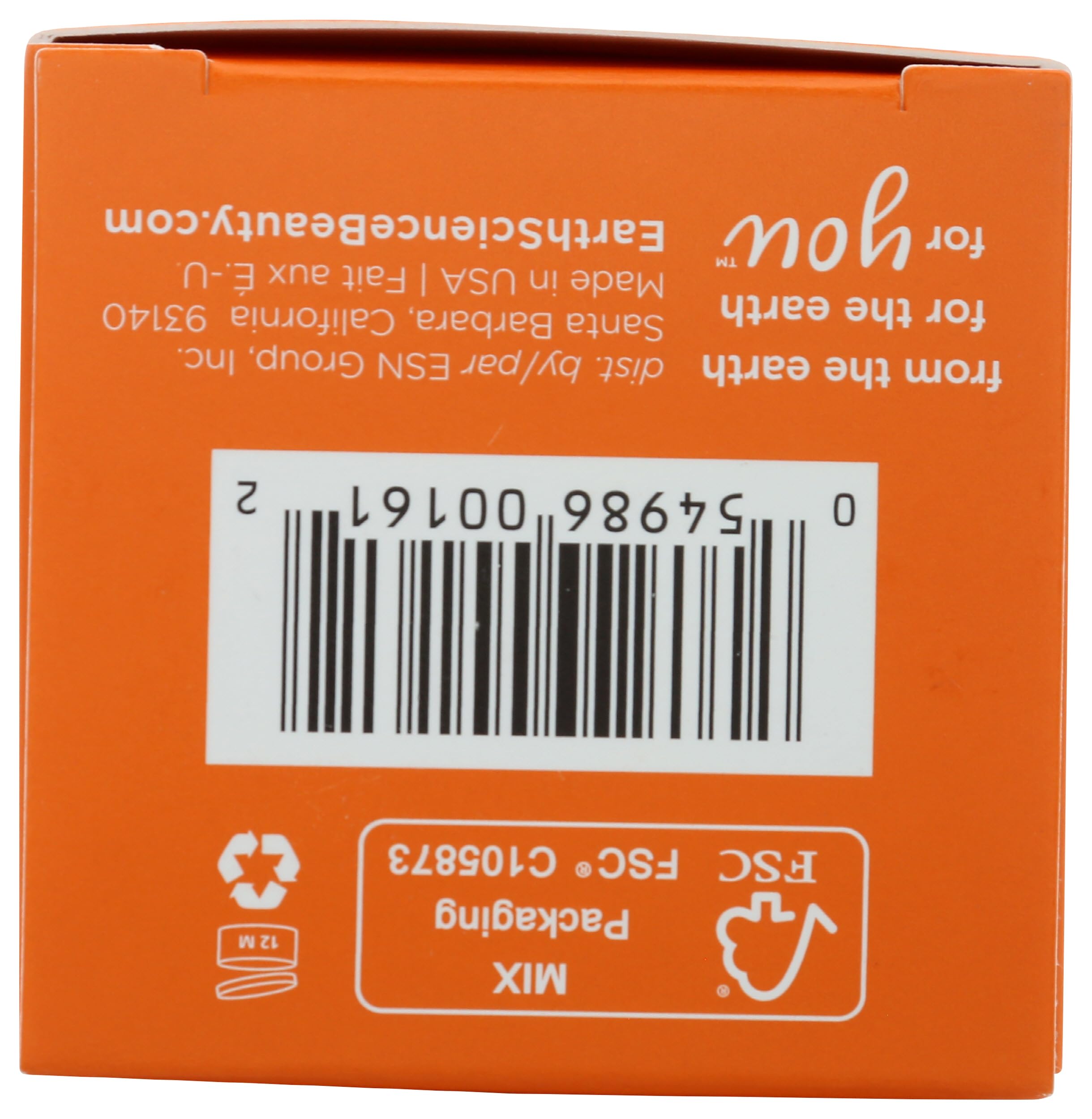 Earth Science Azulene Eye Cream swatch on skin with a smooth finish