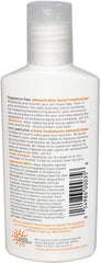 Earth Science almond-aloe moisturizer cream texture glides smoothly on skin.