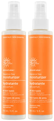 Earth Science Fragrance-Free Almond-Aloe Moisturizer two-pack front view, gentle daily hydration