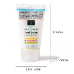 Earth Therapeutics balm ingredients showcase cocoa, mango, and shea butters for nourishment