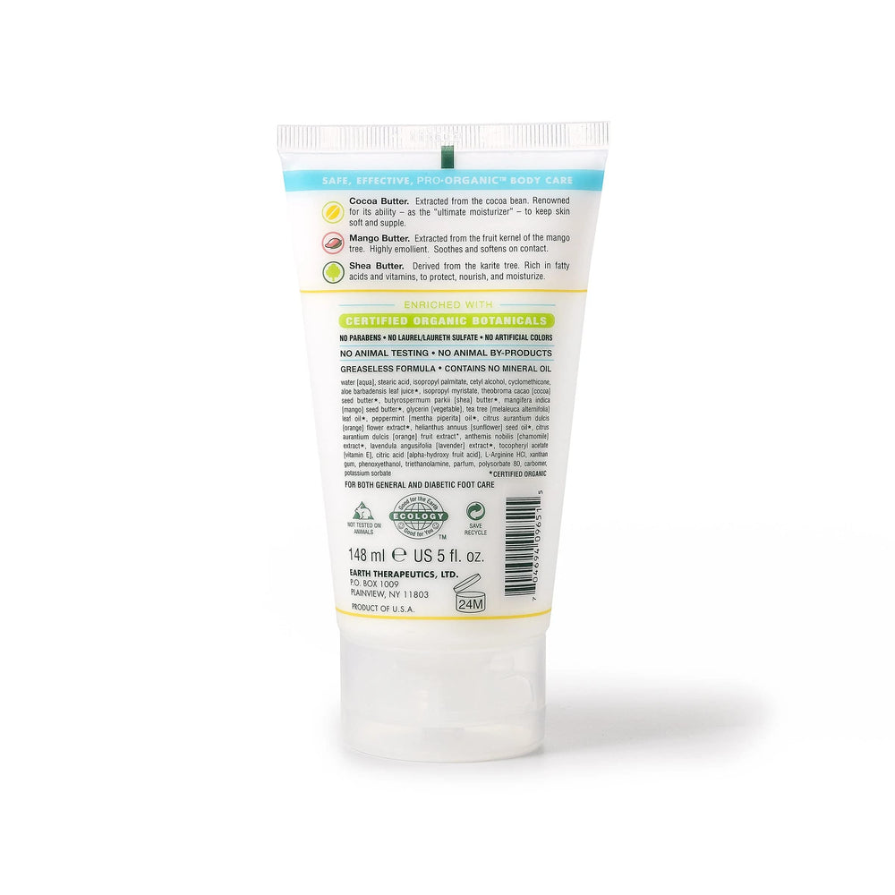 Texture close-up reveals thick, luxurious balm ideal for foot care