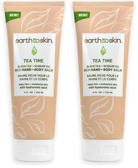 Earth To Skin balm 2-pack front view showing rich hydration for dry skin.