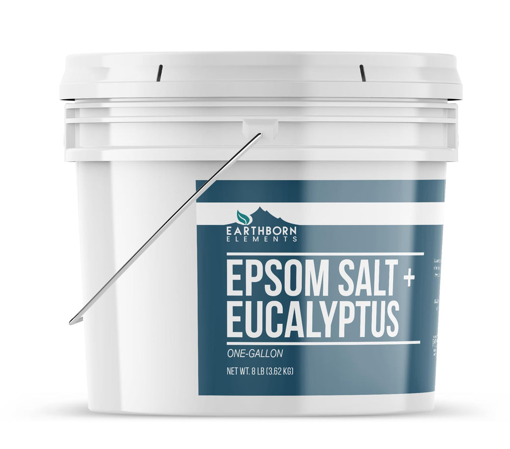 Earthborn Elements Eucalyptus Epsom Salt pure and undiluted with eucalyptus essential oil