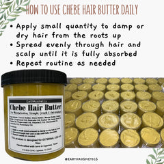 earthKosmetics Chebe Butter swirls into a creamy texture for easy spread
