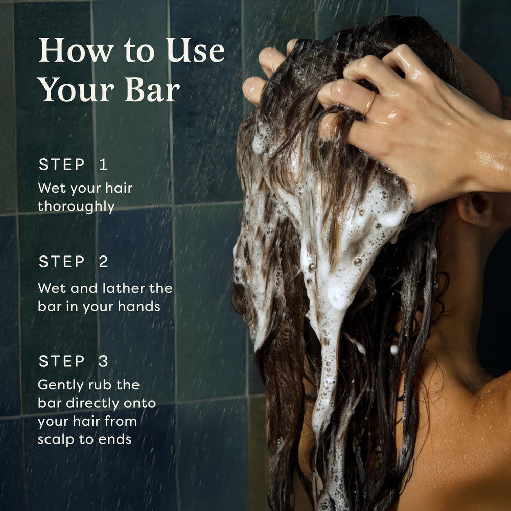 The Earthling Co. Shampoo Bar suits all hair types with a gentle cleanse.