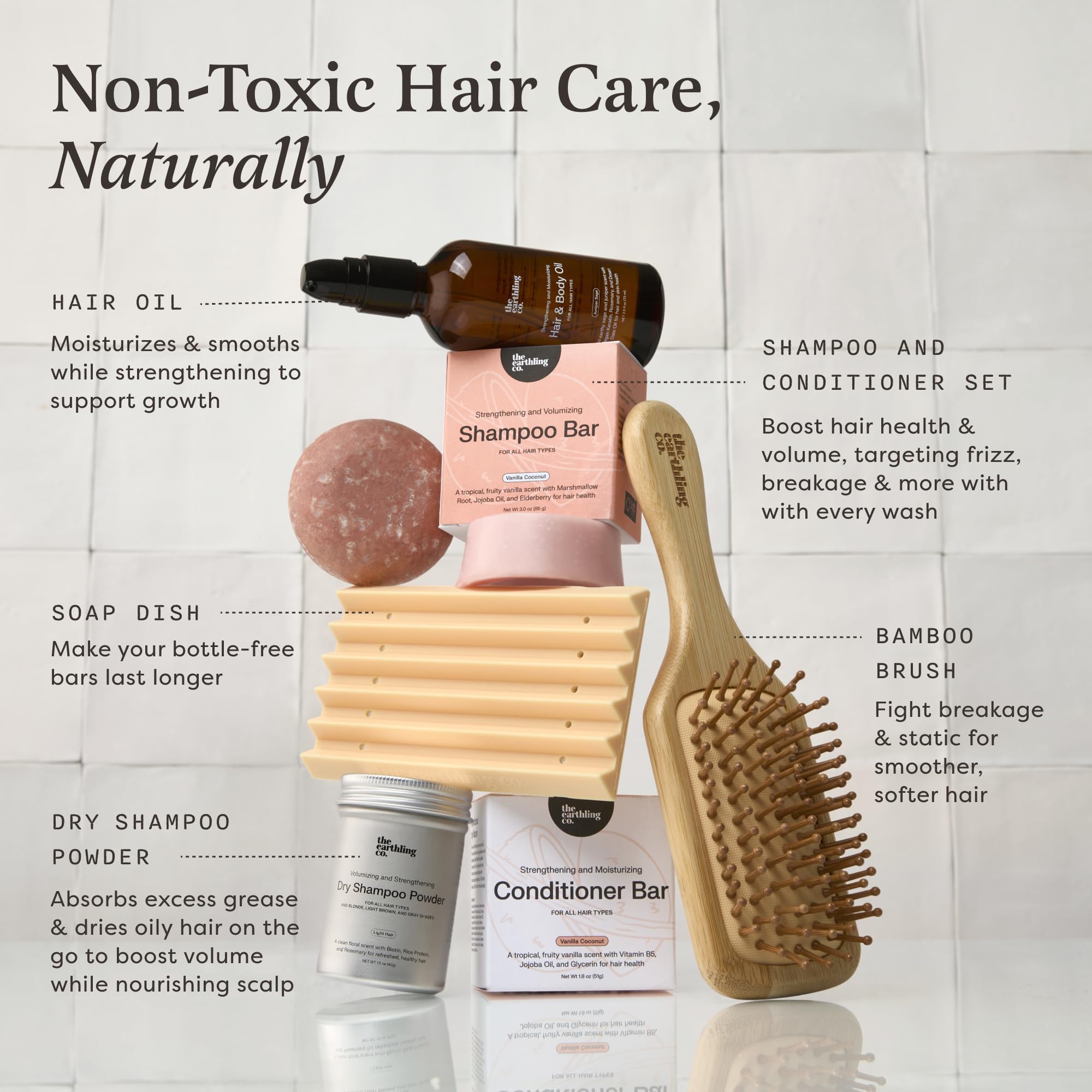 The Earthling Co. Shampoo Bar is made in the USA and ready for use.