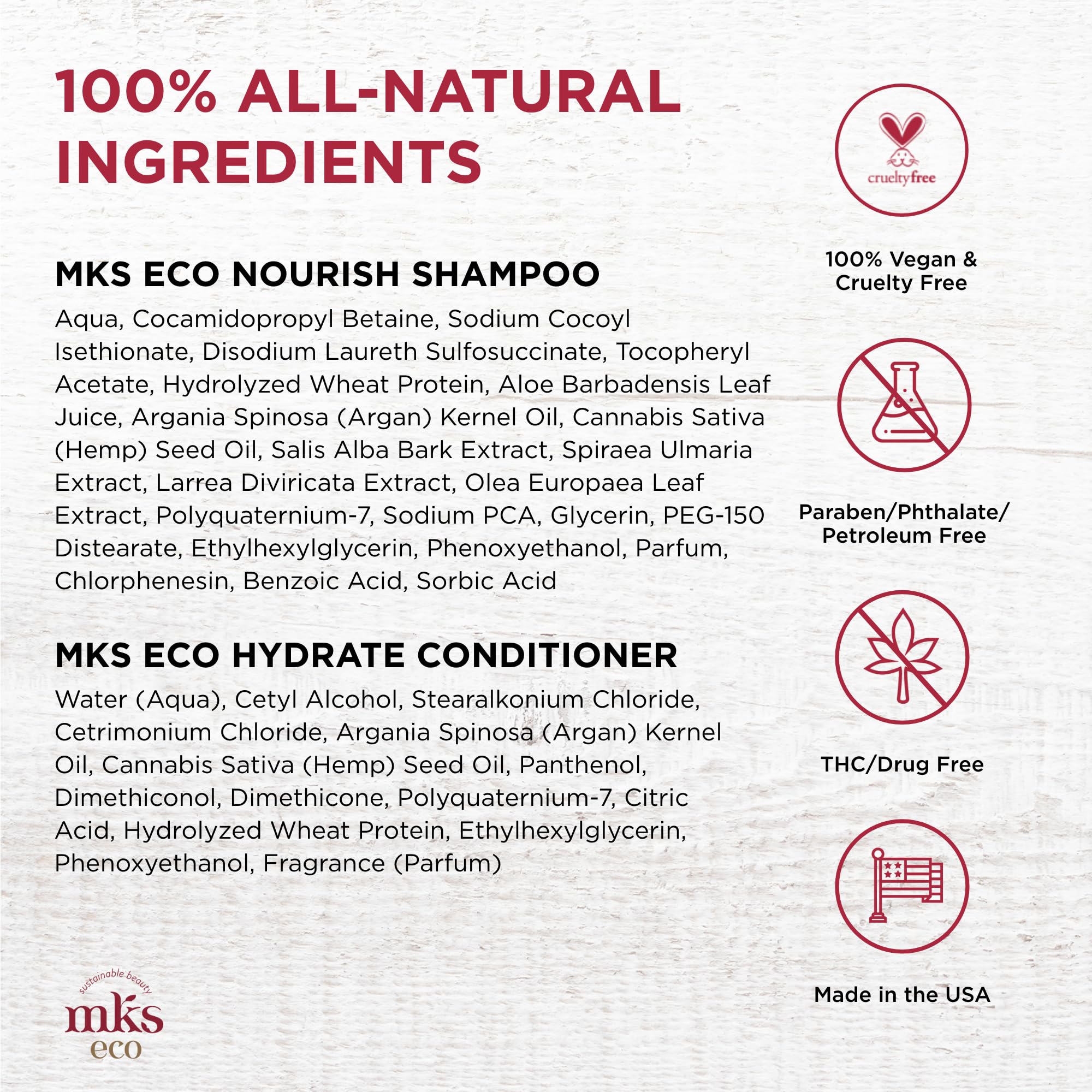 Earthly Body Argan Oil Hemp Seed ingredients highlighted for natural nourishment