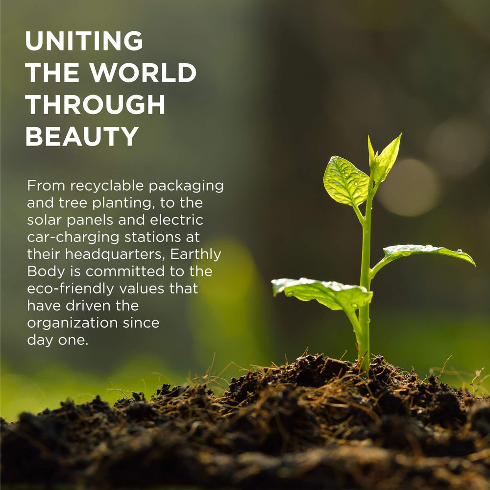 Earthly Body gift-ready packaging on product.