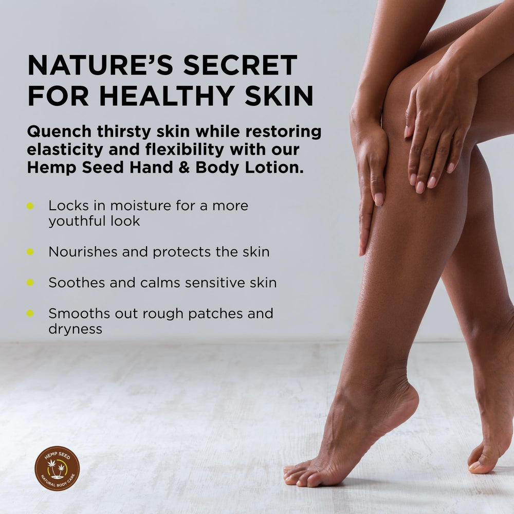 Earthly Body lotion with argan and hemp oils in Beach Daze for nourishing daily moisture.