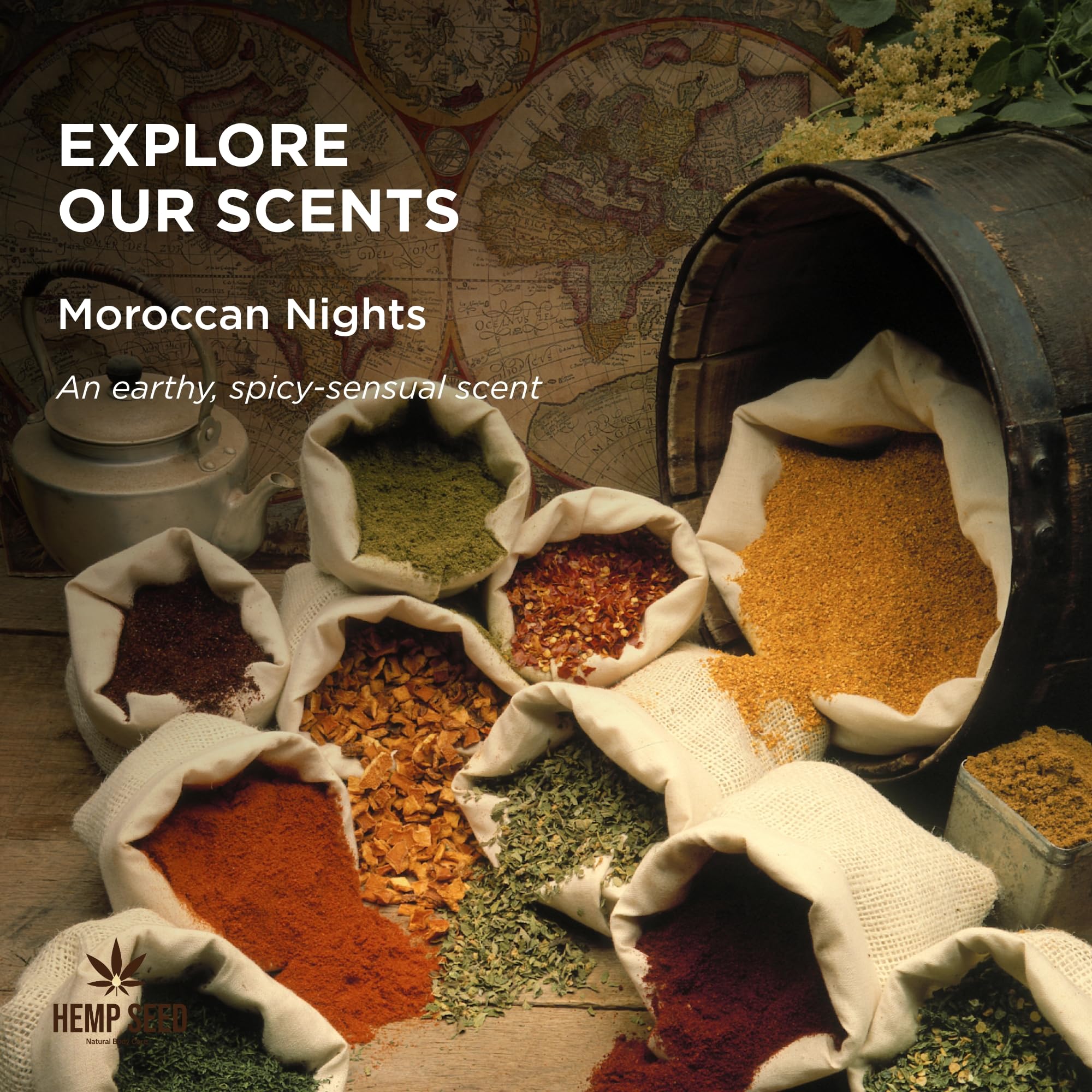 Earthly Body Moroccan Nights scent note enhances everyday routine