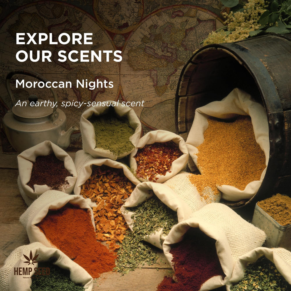 Earthly Body Moroccan Nights scent note enhances everyday routine