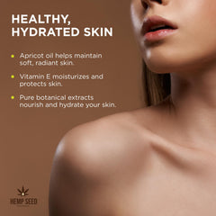 Earthly Body Hemp Seed Massage Beach Daze ingredients include hemp seed and apricot oils