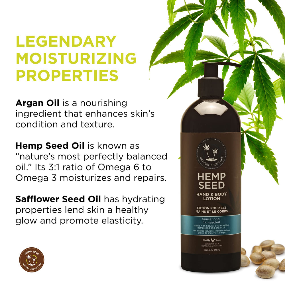 Earthly Body lotion application close-up showing quick absorption for dry skin.