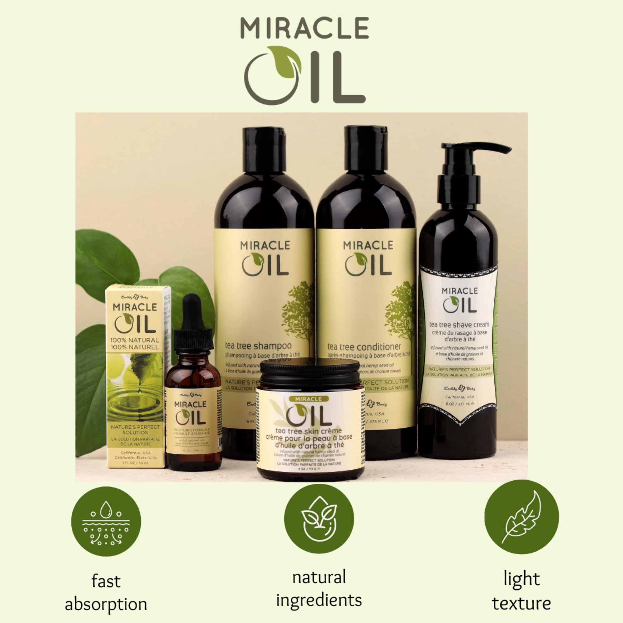 Earthly Body Miracle Oil glow on hands after use hints at nourished skin.