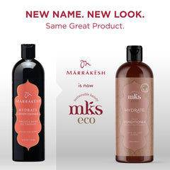 Earthly Body MKS eco Hydrate Conditioner argan oil drops nourish and shine